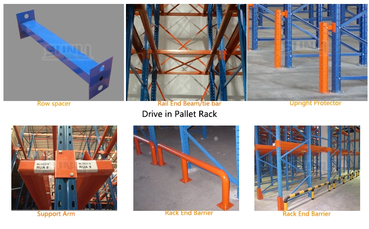 Large Bearing Capacity Warehouse Adjustable Drive in Rack