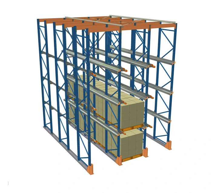 Drive in Steel Rack with Pallet Rail