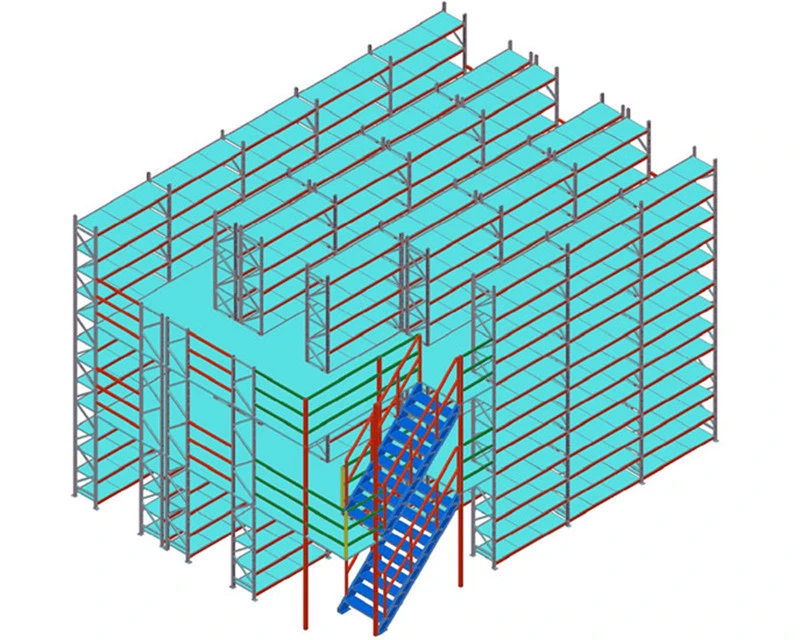 Heavy Duty Mezzanine Racking for Industrial Warehouse Storage