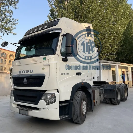 Howo T7 Trattore CamionWhowo Truck Prezzo Usato Camion CNG Trattore Elettrico per Camion