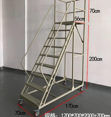 Carrello scala di sicurezza su ruote